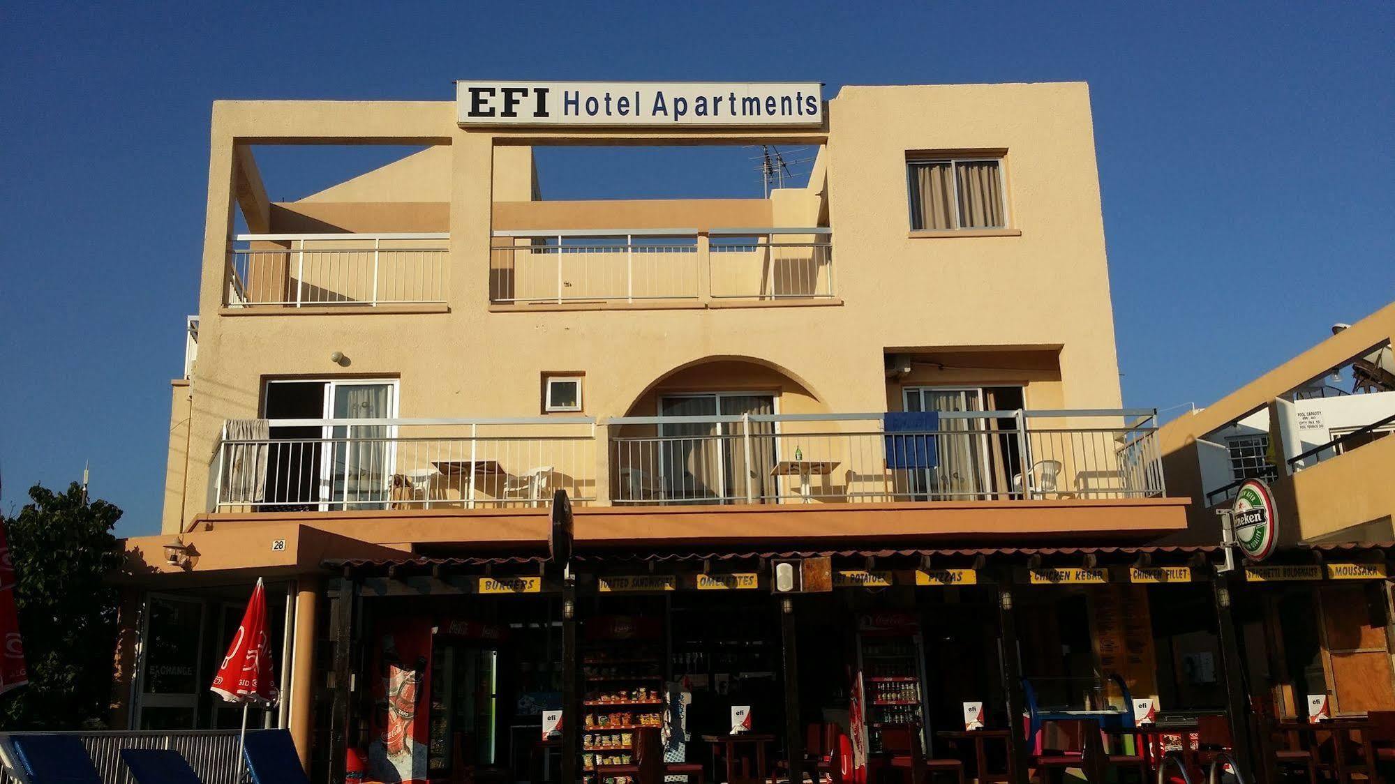 Efi Hotel Apts Ayia Napa Esterno foto